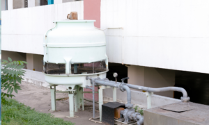 healthcare water treatment cooling tower system supporting safe water and compliance