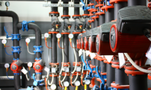 chemical dosing pumps system used in industrial water treatment