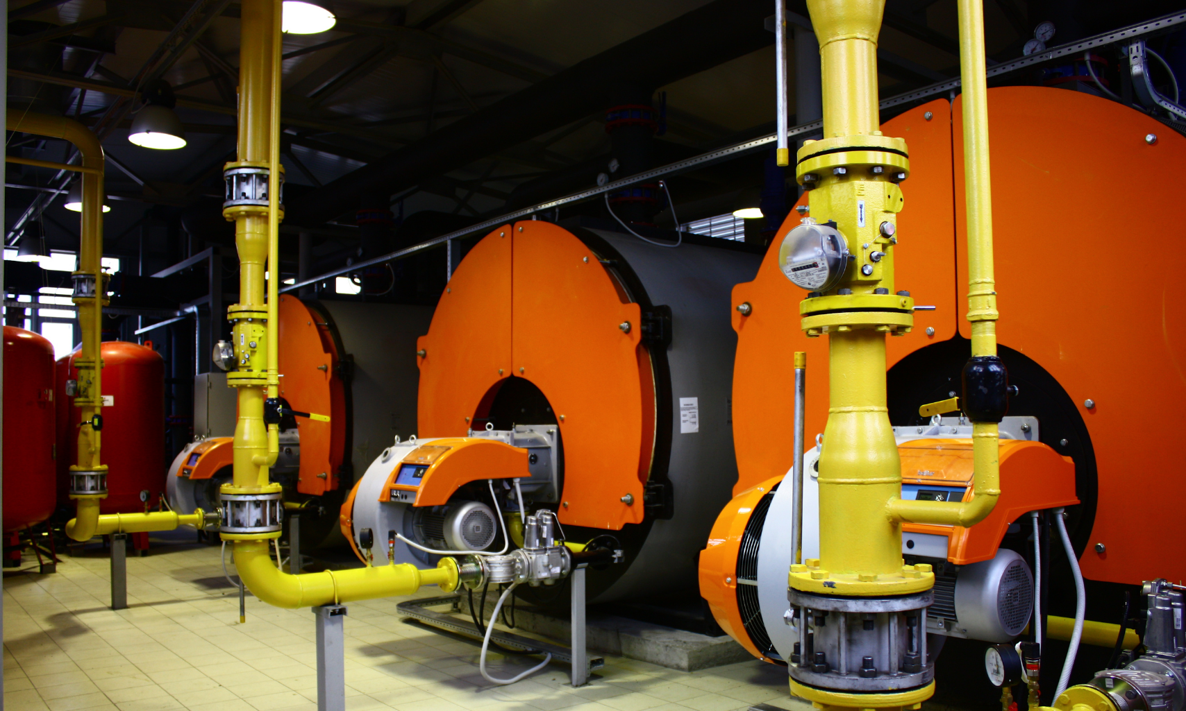 Industrial boiler system where condensate return plays a critical role in efficiency and water quality control